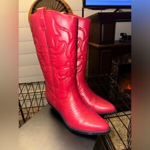 RED Cowgirl Boots SODA Brand NEW